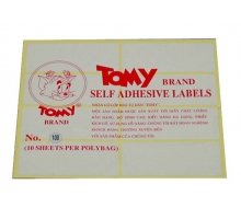 Nhãn decal Tomy 100 (37x96mm)