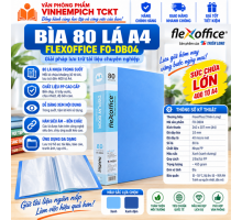 Bìa 80 lá A4 Flexoffice FO-DB04