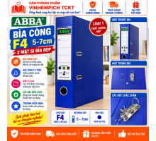 BÌA CÒNG ABBA 5-7CM 2 MẶT SI