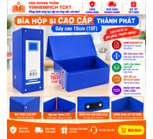 Bìa hộp si cao cấp Thành Phát 15cm