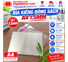 Bìa kiếng A4 1.5mm