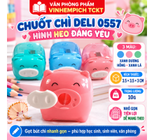 Gọt chì Heo con Deli 557 siêu sắc, siêu sạch, siêu đáng yêu