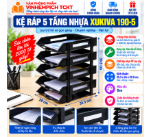 Kệ ráp 5 tầng nhựa Xukiva 190-5