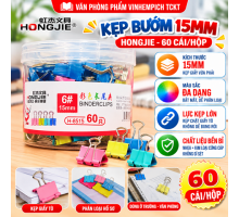 Kẹp bướm 15mm Hongjie 60 cái/hộp
