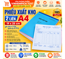 PHIẾU XUẤT KHO 2 LIÊN A4