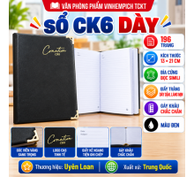 Sổ CK6 Dày sử dụng hội họp, văn phòng