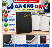 Sổ da CK5 dày chuyên dùng trong các cuộc họp, sử dụng văn phòng