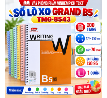 Sổ lò xo Grand B5 dày 200 trang TMG-8543