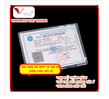 Vỏ bao bọc thẻ BẢO HIỂM Y TẾ dẻo trong có nắp đậy thẻ BHYT